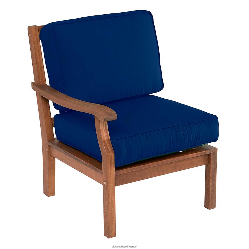 Chaise sectionnelle Claremont avec accoudoir droit avec coussins - marine minuit Plow & Hearth 8642F63212 articles ménagers