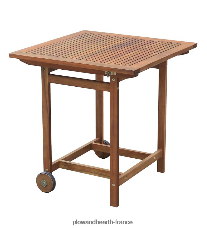 Ensemble de salle à manger intelligent portable en bois d'acacia Kingwood - naturel Plow & Hearth 8642F61151 articles ménagers