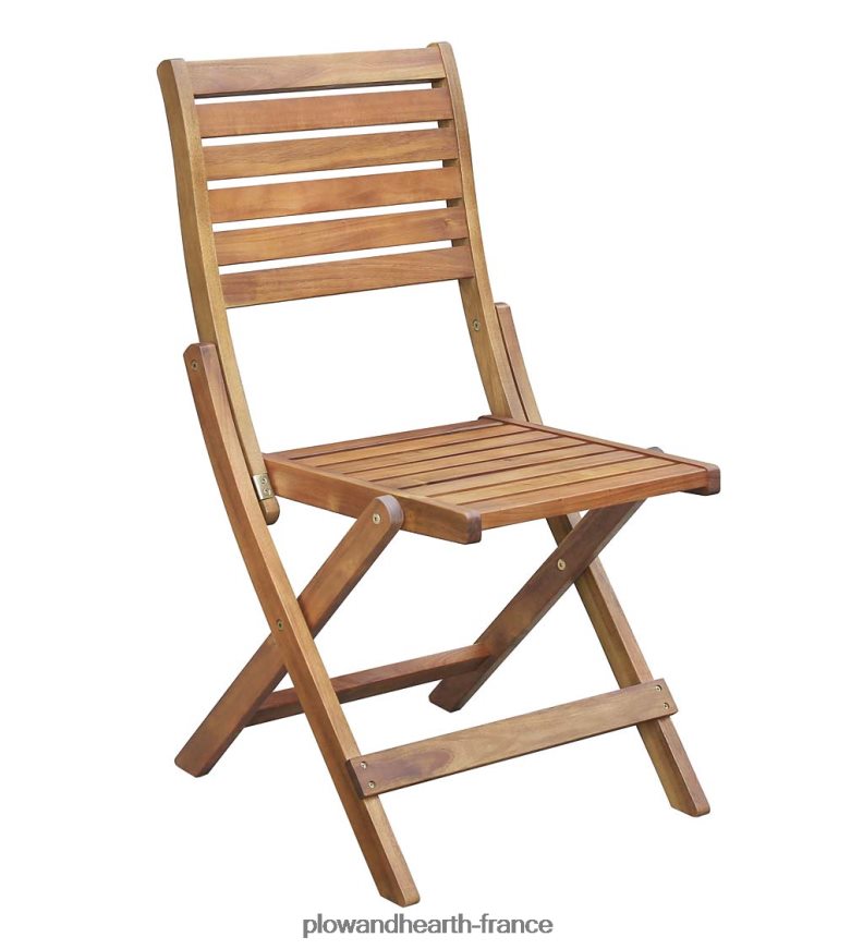 Ensemble de salle à manger intelligent portable en bois d'acacia Kingwood - naturel Plow & Hearth 8642F61151 articles ménagers