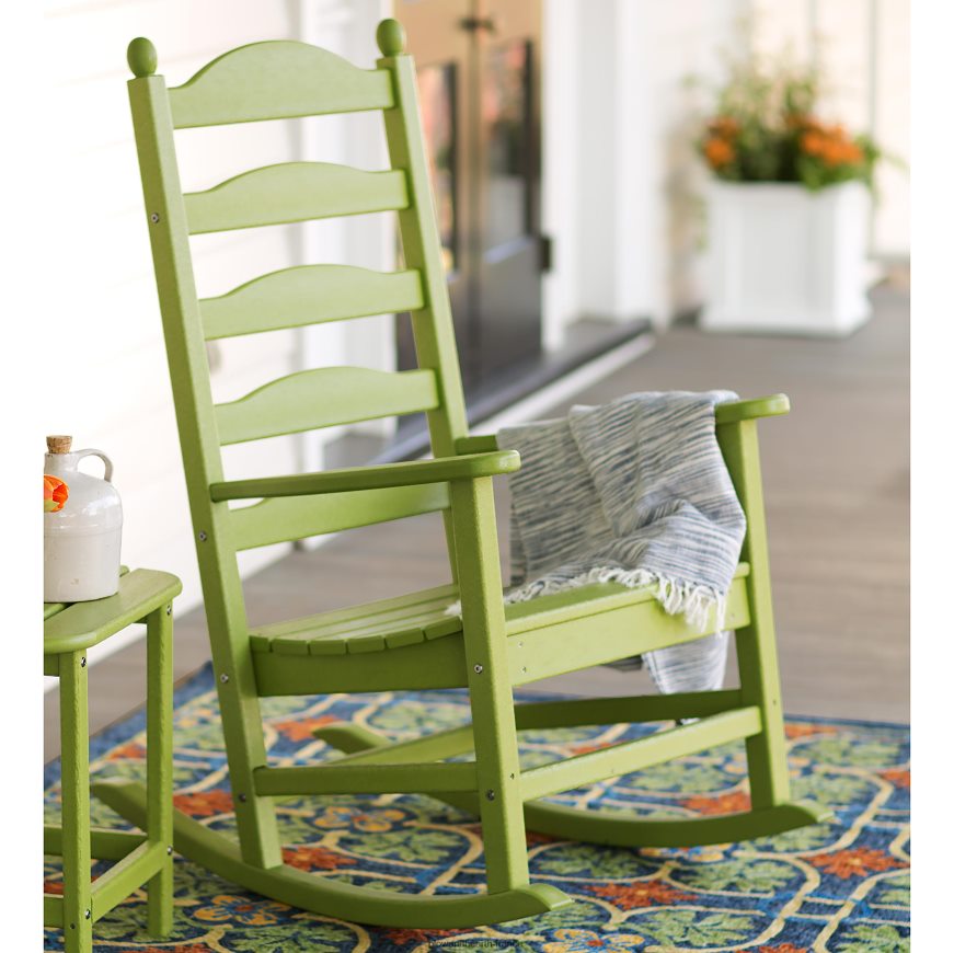 chaise à bascule en polywood - vert Plow & Hearth 8642F61116 articles ménagers