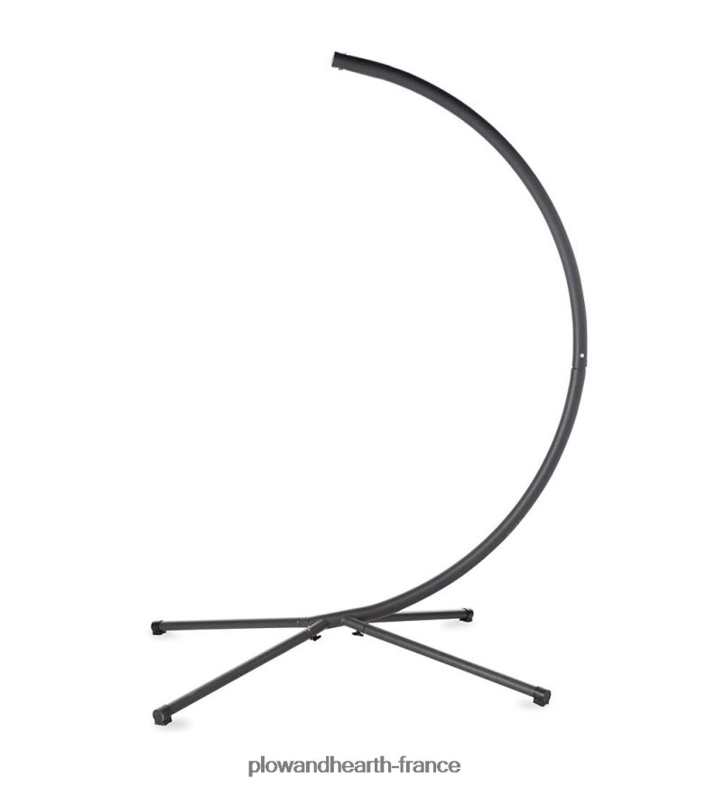 support à cadre en C en acier pour suspendre une balançoire de hamac à corde Plow & Hearth 8642F61152 articles ménagers
