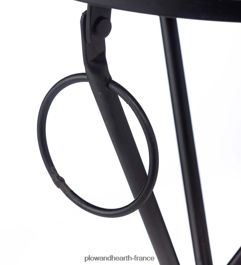 table d'appoint pliante à croquis floral intérieur/extérieur Plow & Hearth 8642F61184 articles ménagers