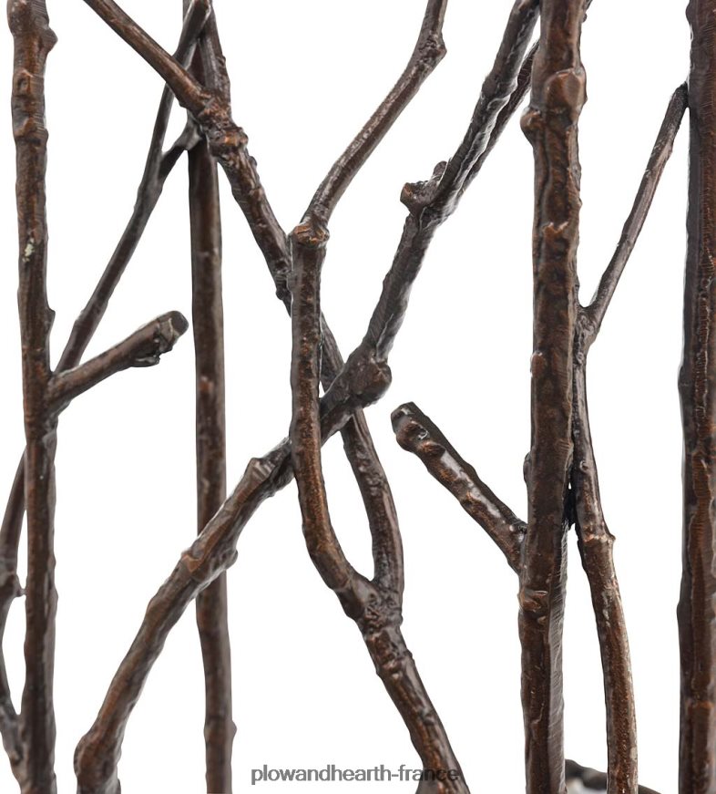 table de traction intérieure/extérieure avec plateau en marbre Plow & Hearth 8642F61146 articles ménagers