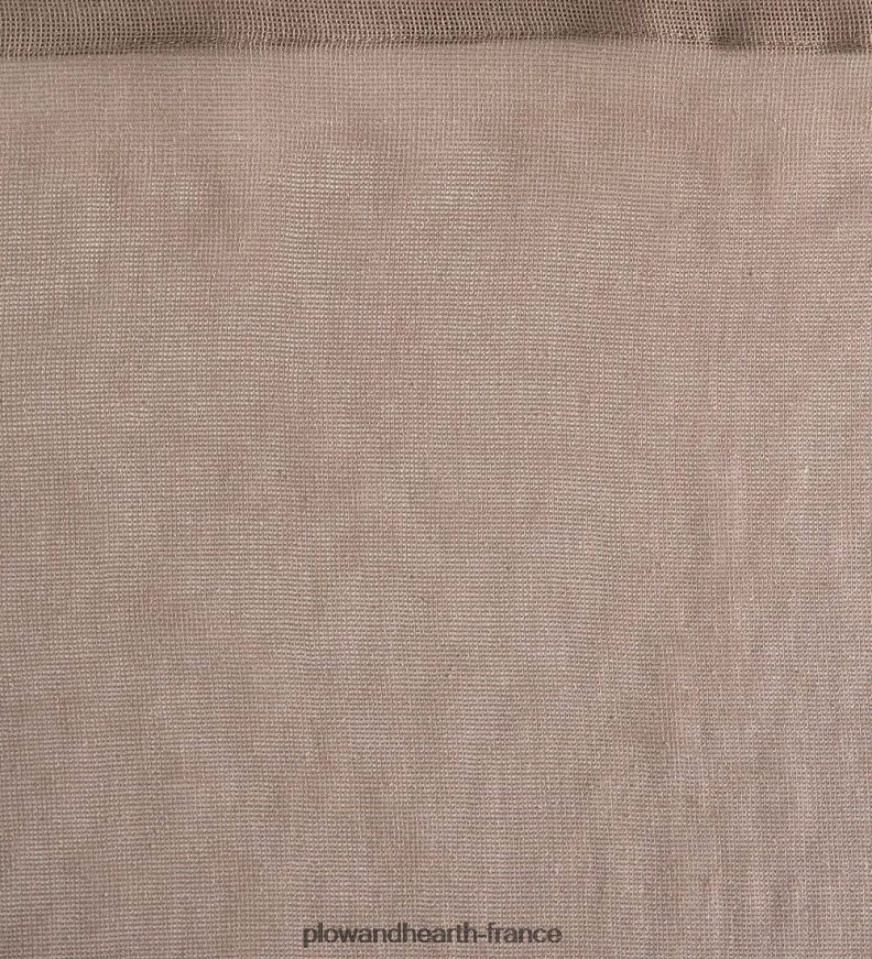 Rideau d'extérieur à œillets filé au soleil, 110 l x 84 l - gris Plow & Hearth 8642F63164 articles ménagers