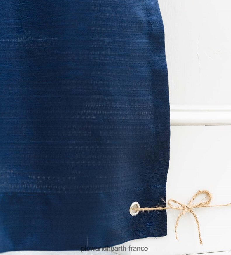 panneau de rideau extérieur en toile de jute avec œillets Plow & Hearth 8642F61469 articles ménagers