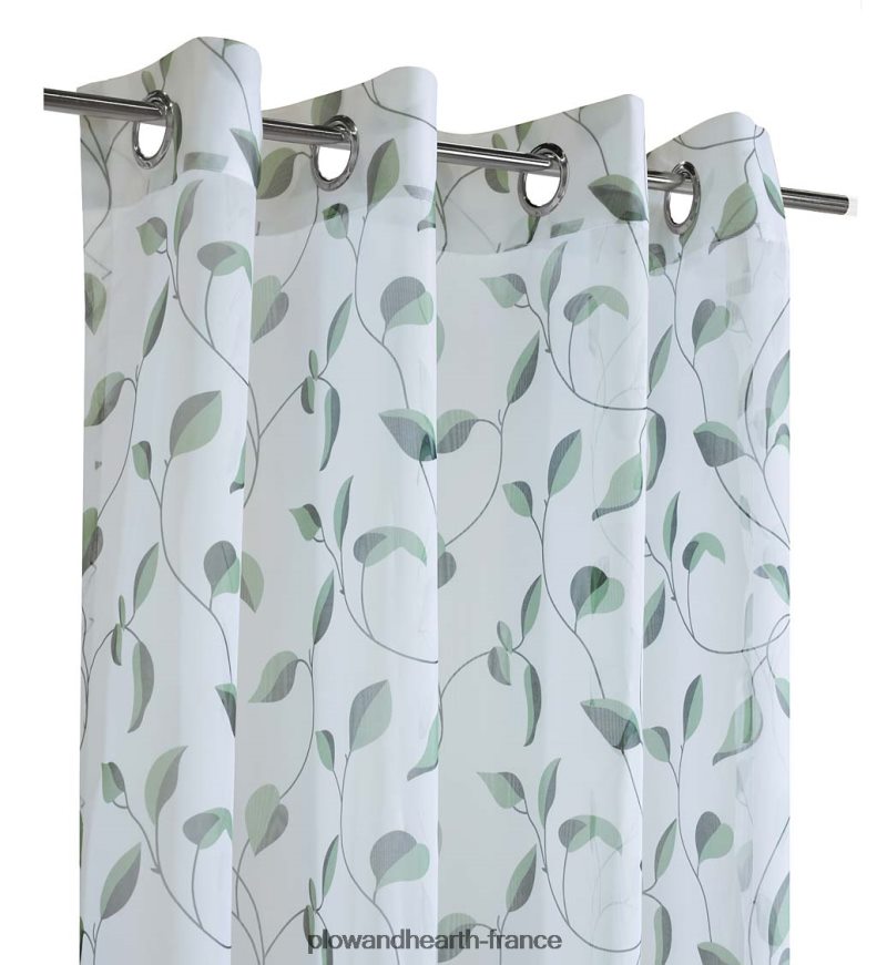 panneau de rideau extérieur à feuilles bicolores Plow & Hearth 8642F61466 articles ménagers