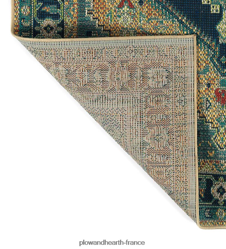 Tapis Pensacola à chapiteau intérieur/extérieur Plow & Hearth 8642F61456 articles ménagers