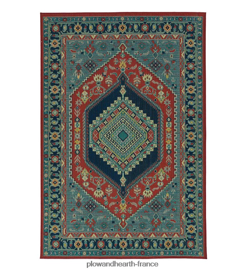 Tapis Pensacola à chapiteau intérieur/extérieur Plow & Hearth 8642F61456 articles ménagers