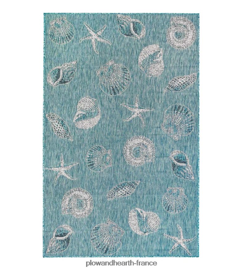 Tapis en polypropylène à coques texturées intérieur/extérieur Plow & Hearth 8642F61367 articles ménagers