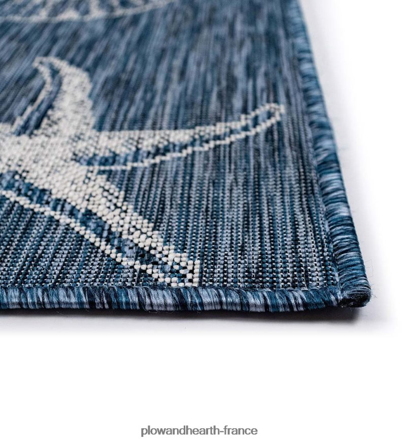 Tapis en polypropylène à coques texturées intérieur/extérieur Plow & Hearth 8642F61367 articles ménagers