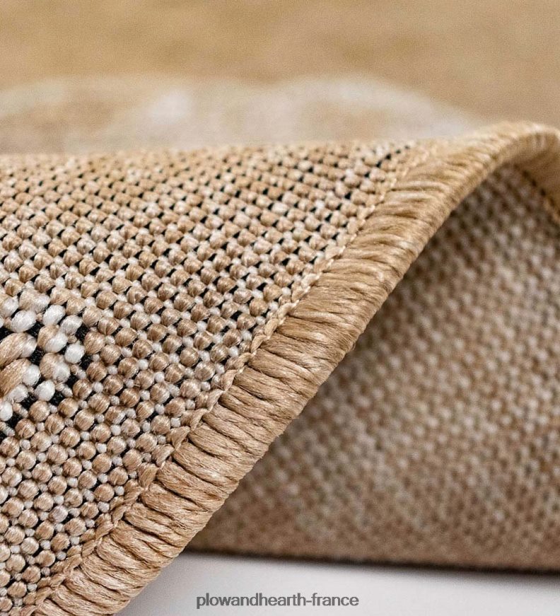 Tapis en polypropylène à coques texturées intérieur/extérieur Plow & Hearth 8642F61367 articles ménagers