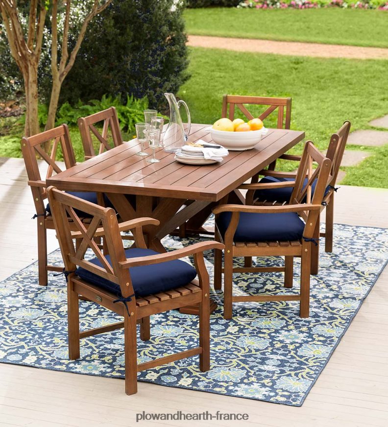 Tapis en polypropylène pour jardin intérieur/extérieur Brunswick Plow & Hearth 8642F61362 articles ménagers