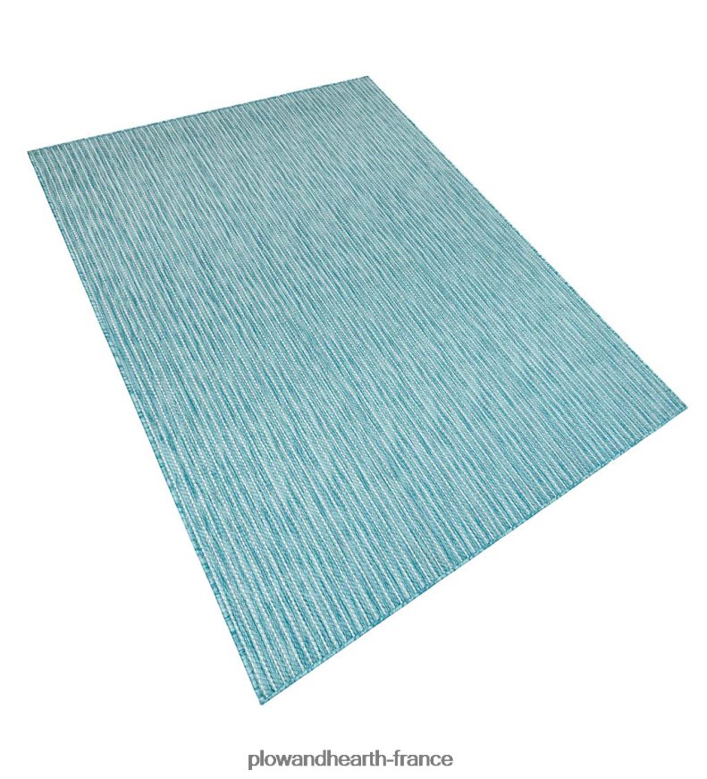 Tapis en polypropylène à rayures texturées intérieur/extérieur Plow & Hearth 8642F61403 articles ménagers