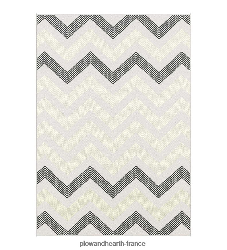 Tapis à grand tirage intérieur/extérieur, 5' x 8' - brun Plow & Hearth 8642F61437 articles ménagers