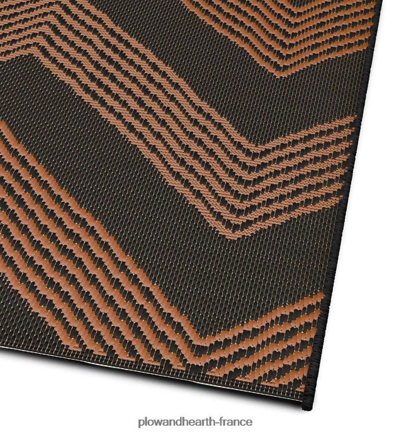 Tapis à grand tirage intérieur/extérieur, 5' x 8' - brun Plow & Hearth 8642F61437 articles ménagers