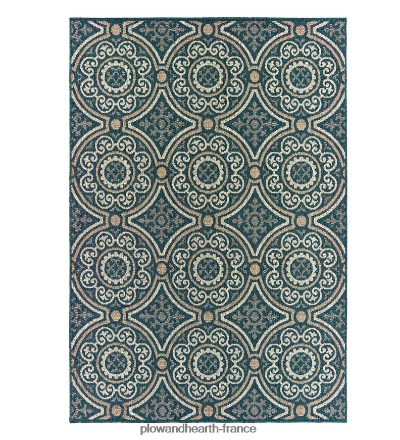 Tapis intérieur/extérieur Cambridge Circles Plow & Hearth 8642F61394 articles ménagers