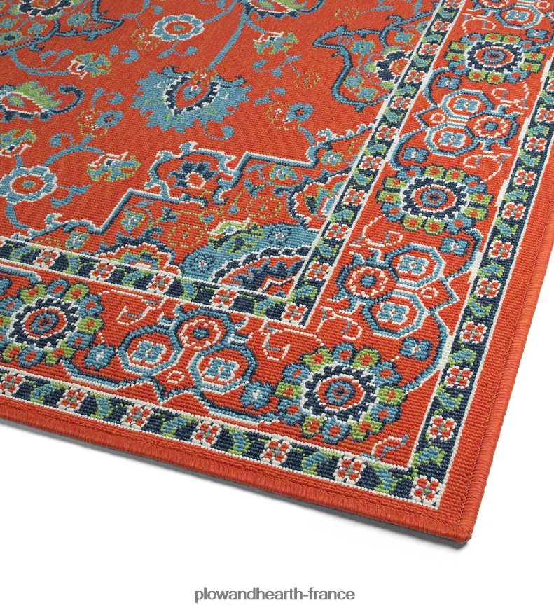 Tapis intérieur/extérieur en polypropylène aux épices Brunswick Plow & Hearth 8642F61377 articles ménagers