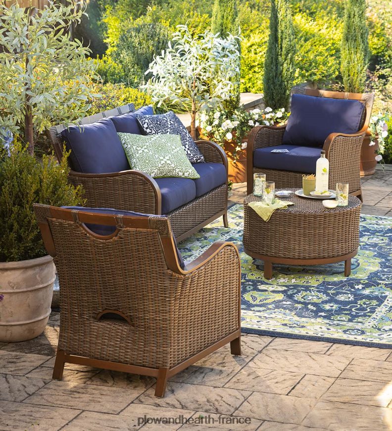 Tapis intérieur/extérieur en polypropylène couronne de Brunswick Plow & Hearth 8642F61395 articles ménagers