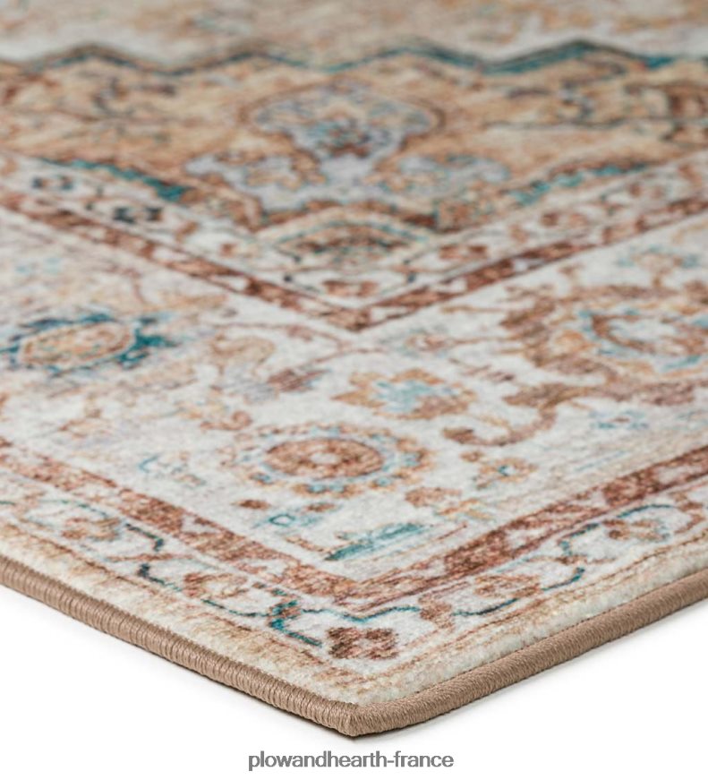 Tapis médaillon de moulin de tombes d'intérieur/extérieur Plow & Hearth 8642F61318 articles ménagers