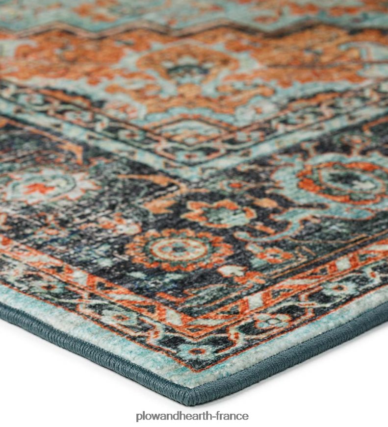 Tapis médaillon de moulin de tombes d'intérieur/extérieur Plow & Hearth 8642F61318 articles ménagers