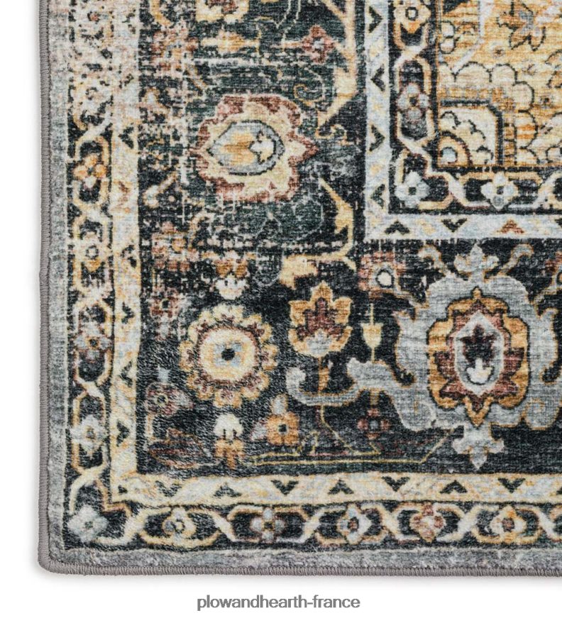 Tapis médaillon de moulin de tombes d'intérieur/extérieur Plow & Hearth 8642F61318 articles ménagers