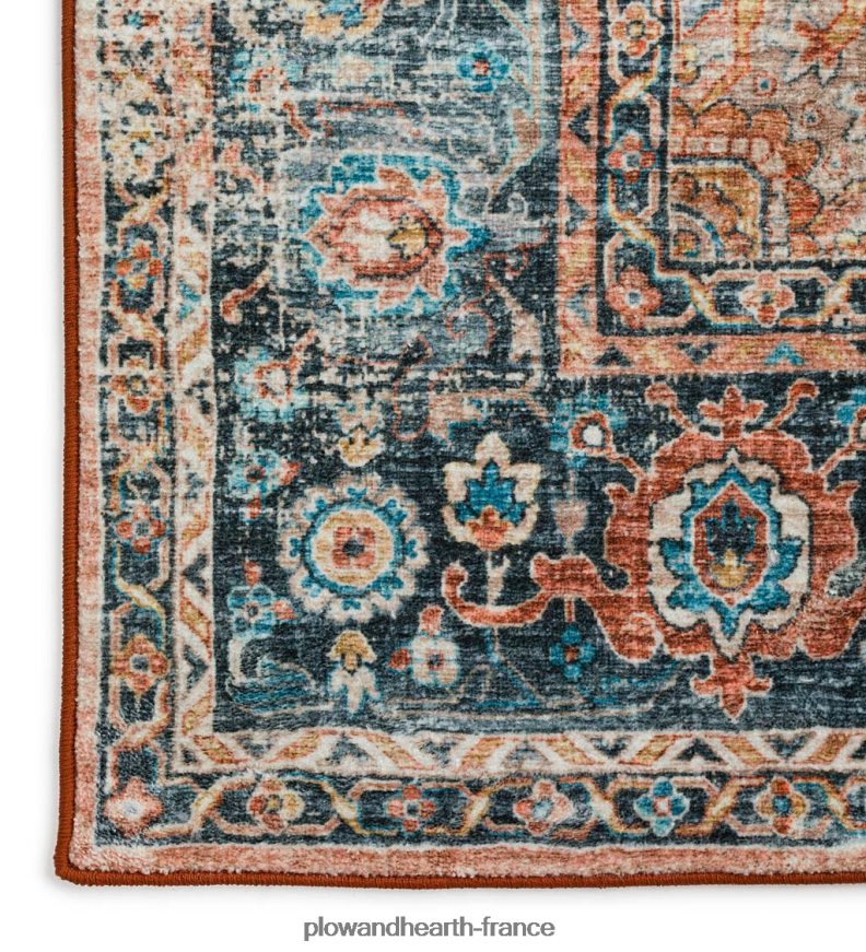 Tapis médaillon de moulin de tombes d'intérieur/extérieur Plow & Hearth 8642F61318 articles ménagers