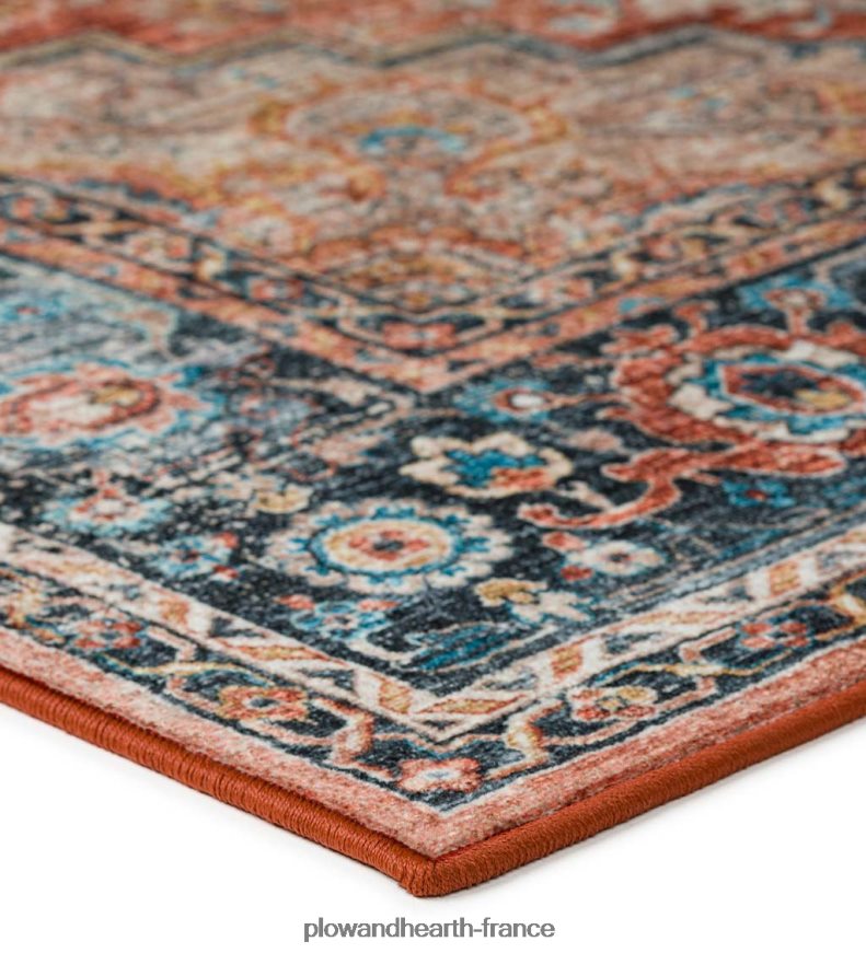 Tapis médaillon de moulin de tombes d'intérieur/extérieur Plow & Hearth 8642F61318 articles ménagers