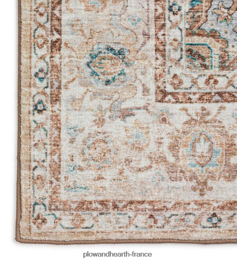 Tapis médaillon de moulin de tombes d'intérieur/extérieur Plow & Hearth 8642F61318 articles ménagers