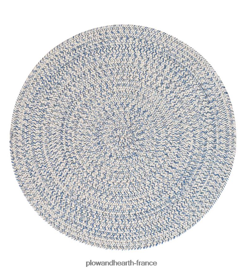 Tapis ovale en polypropylène tressé intérieur/extérieur Pine Creek Plow & Hearth 8642F61356 articles ménagers