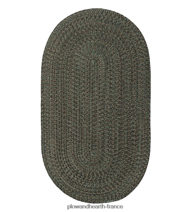 Tapis ovale en polypropylène tressé intérieur/extérieur Pine Creek Plow & Hearth 8642F61356 articles ménagers