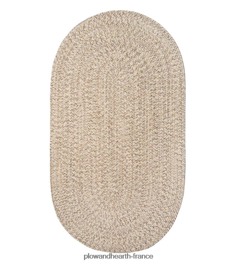 Tapis ovale en polypropylène tressé intérieur/extérieur Pine Creek Plow & Hearth 8642F61356 articles ménagers