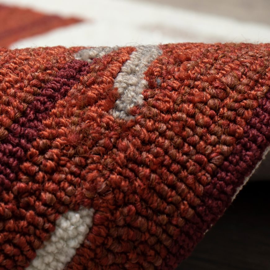 tapis d'appoint intérieur/extérieur crocheté à la main Plow & Hearth 8642F61328 articles ménagers