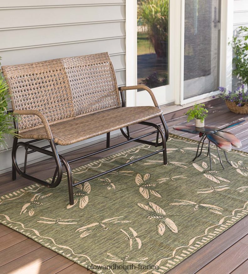 tapis libellule intérieur/extérieur Plow & Hearth 8642F61361 articles ménagers