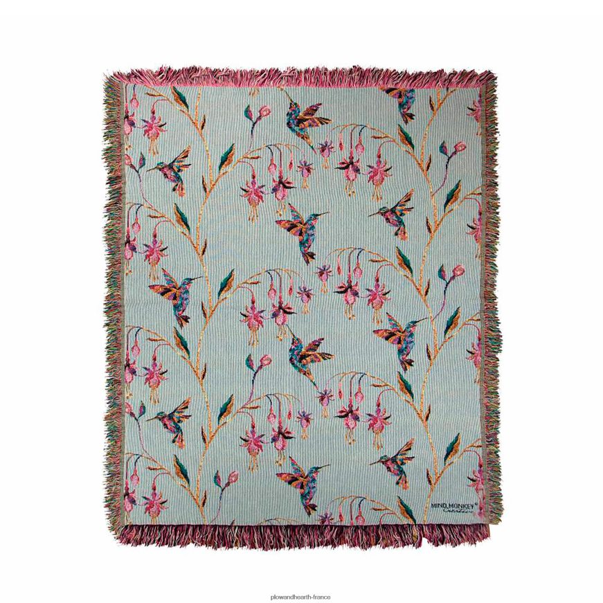 jeté de tapisserie en coton de jardin peint fabriqué aux États-Unis Plow & Hearth 8642F6762 articles ménagers