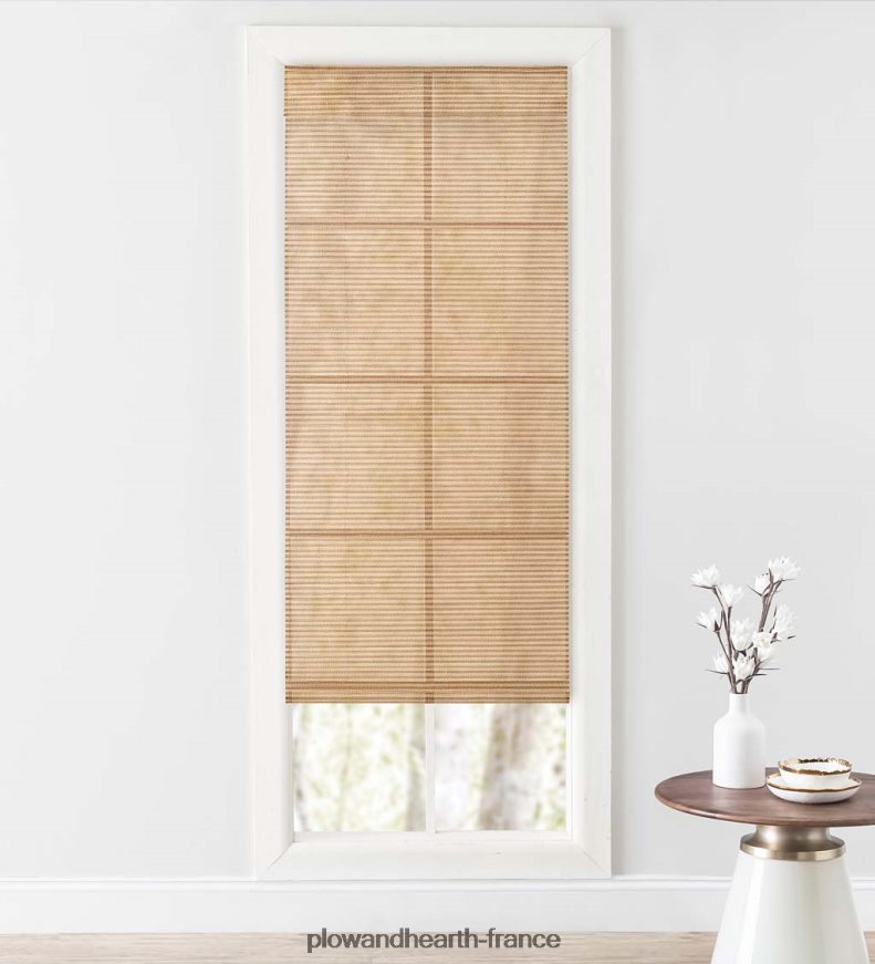 Store de fenêtre en bambou romain Capri Plow & Hearth 8642F62589 articles ménagers