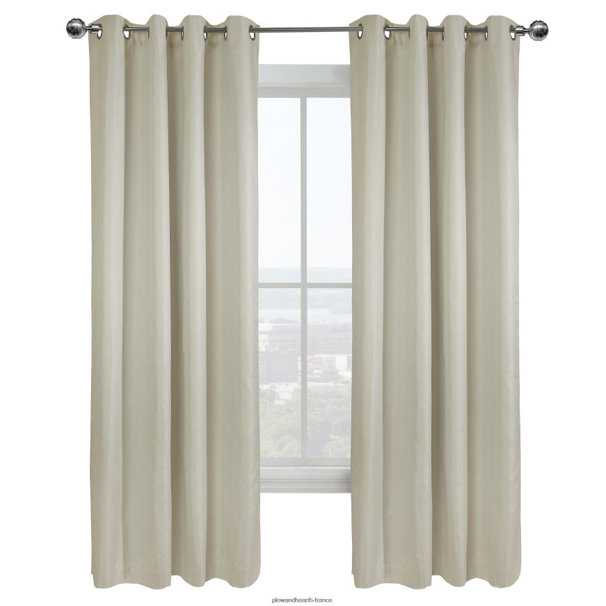 nolan thermaplus panneau occultant à œillets - blanc - 52 x 84 Plow & Hearth 8642F62594 articles ménagers