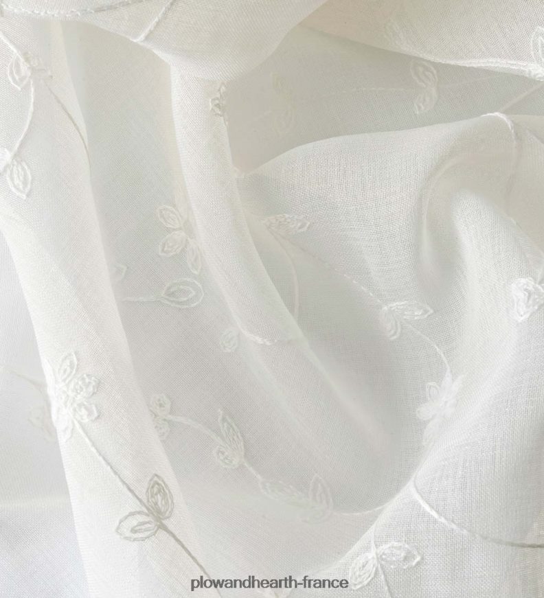 rideaux de fleurs transparents Plow & Hearth 8642F62604 articles ménagers