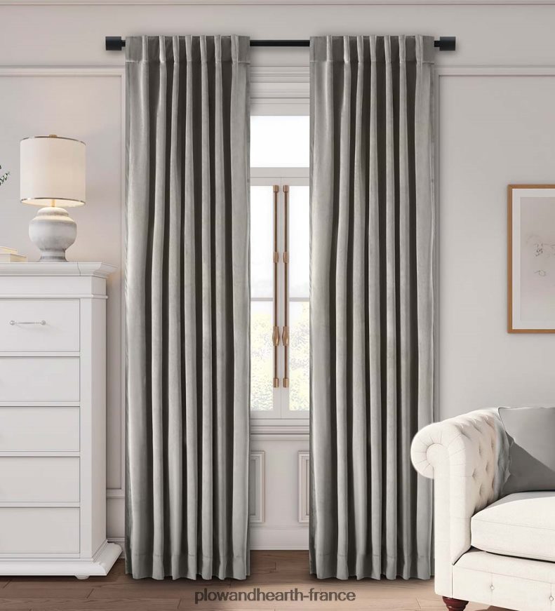 rideaux de velours Plow & Hearth 8642F62605 articles ménagers