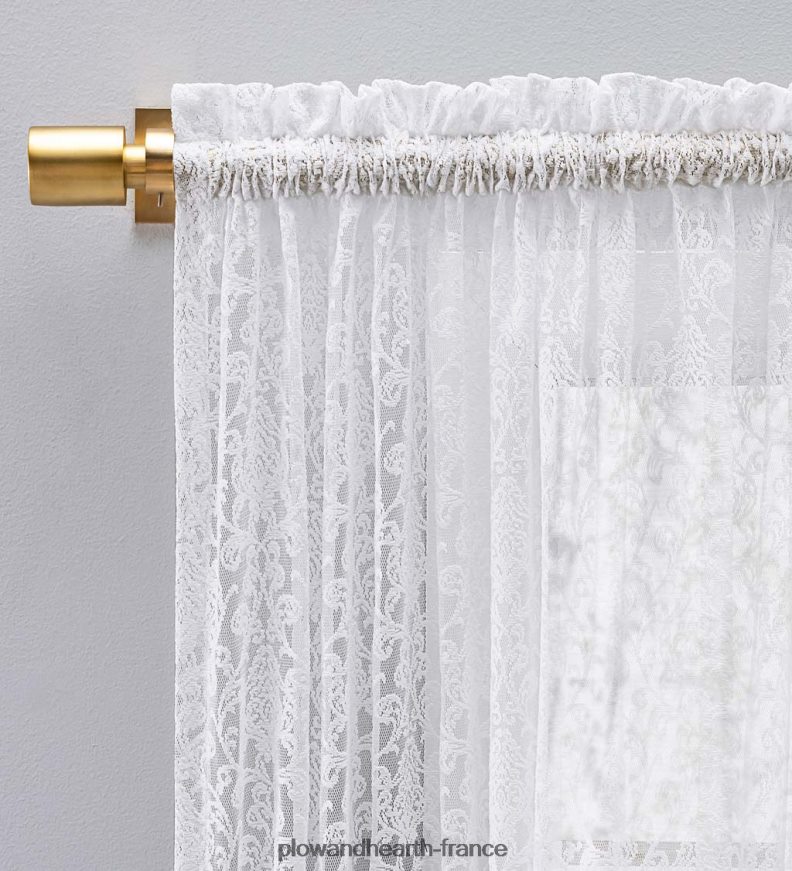 rideaux en dentelle tissée Plow & Hearth 8642F62614 articles ménagers