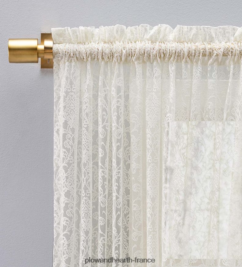 rideaux en dentelle tissée Plow & Hearth 8642F62614 articles ménagers