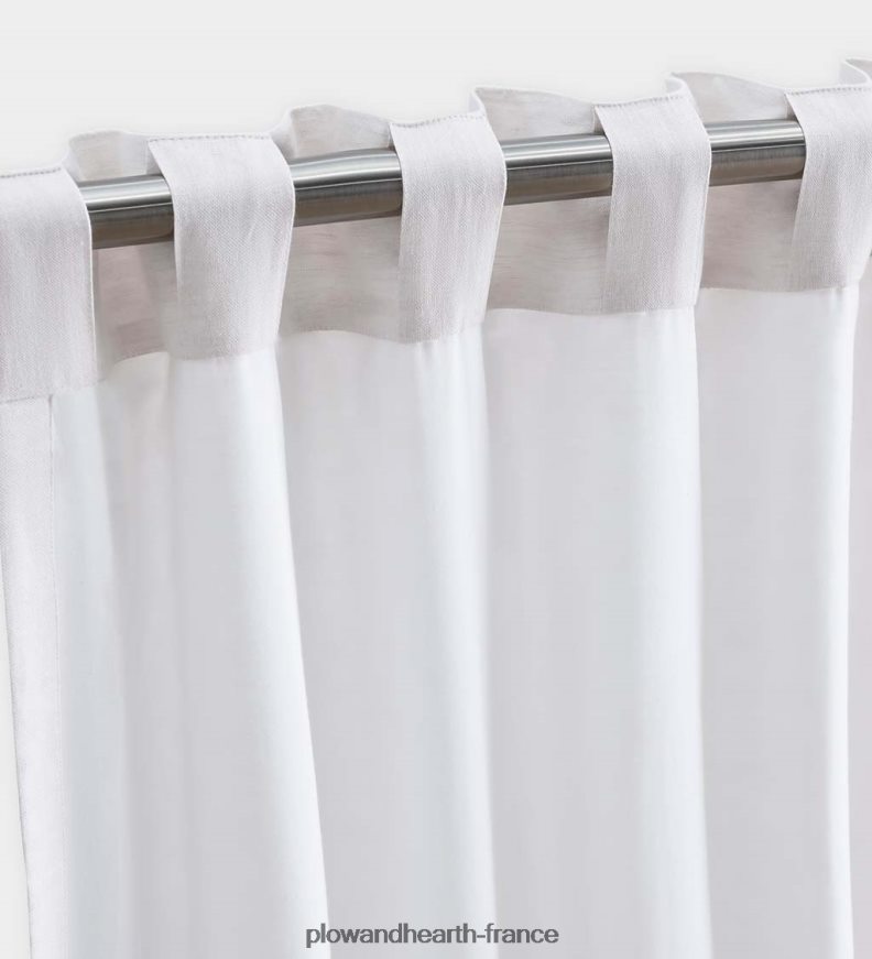 rideaux sereins en mélange de lin Plow & Hearth 8642F62607 articles ménagers