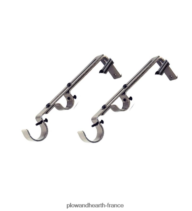 supports à double tige, paire - expresso Plow & Hearth 8642F62637 articles ménagers