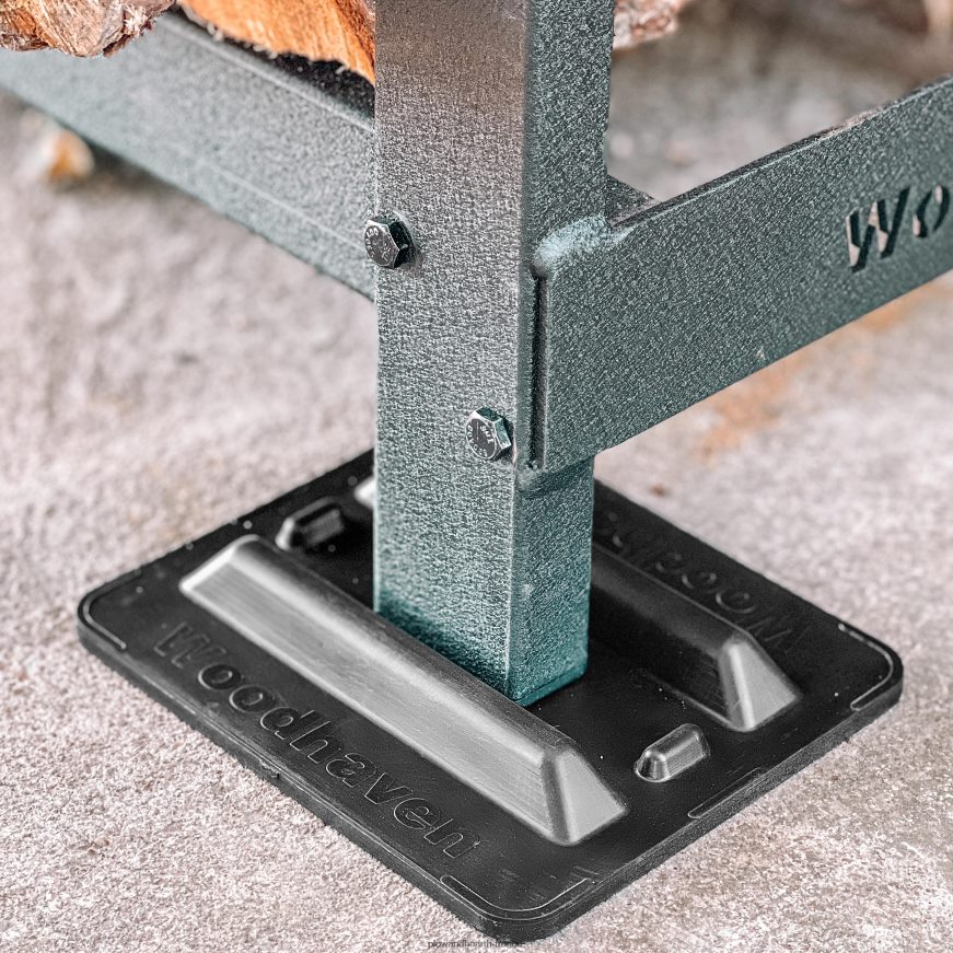 bases de support pour étagères en bois, lot de 4 - noir Plow & Hearth 8642F62848 accessoires