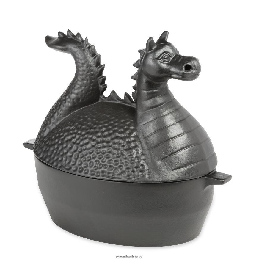 Poêle à vapeur dragon en fonte - noir Plow & Hearth 8642F62837 accessoires