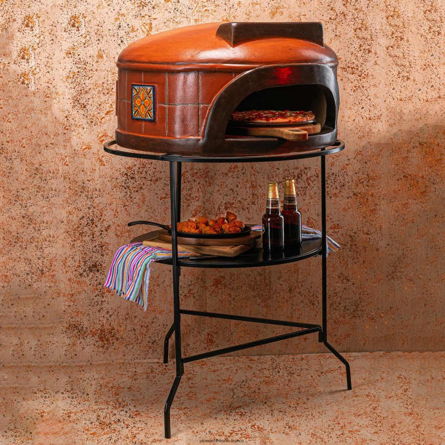 Four à pizza Talavera Ravello Plow & Hearth 8642F62941 accessoires