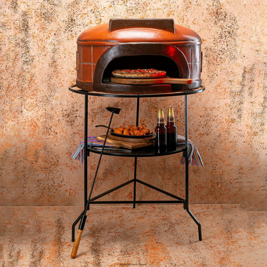 Four à pizza Talavera Ravello Plow & Hearth 8642F62941 accessoires