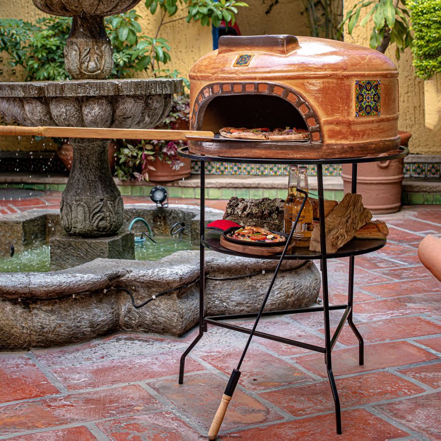 four à pizza talavera à Gênes Plow & Hearth 8642F62947 accessoires