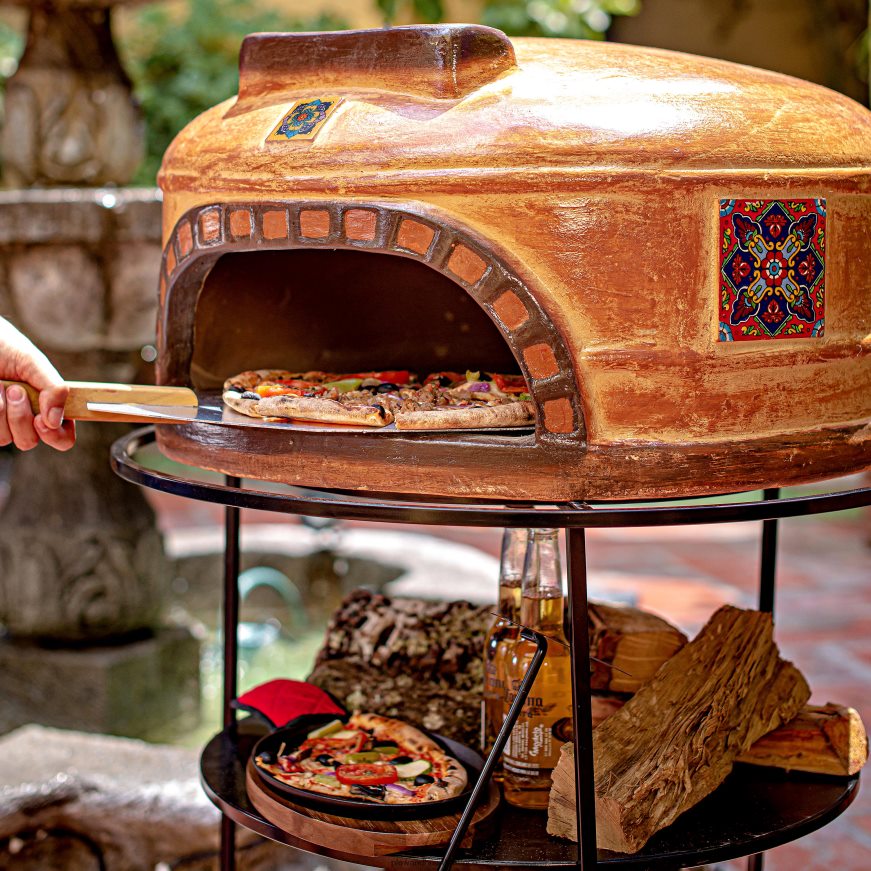 four à pizza talavera à Gênes Plow & Hearth 8642F62947 accessoires