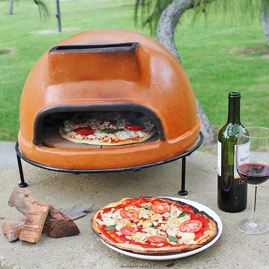 four à pizza talavera liso Plow & Hearth 8642F62946 accessoires