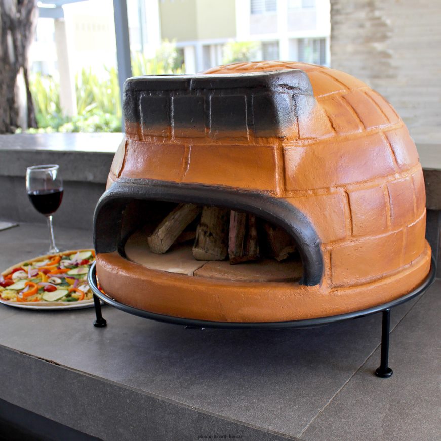 four à pizza talavera sienne Plow & Hearth 8642F62950 accessoires